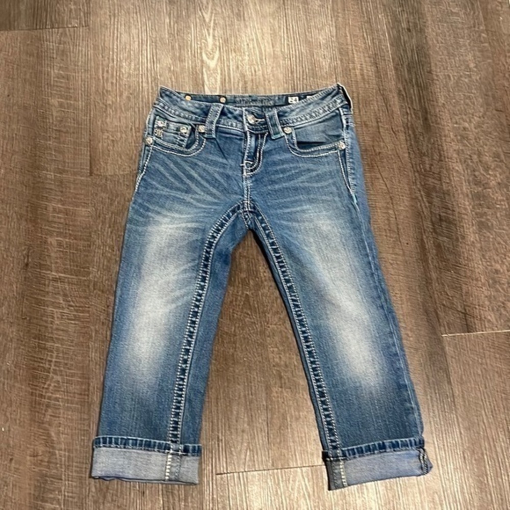 Y2K Miss Me signature Cuffed Capri
